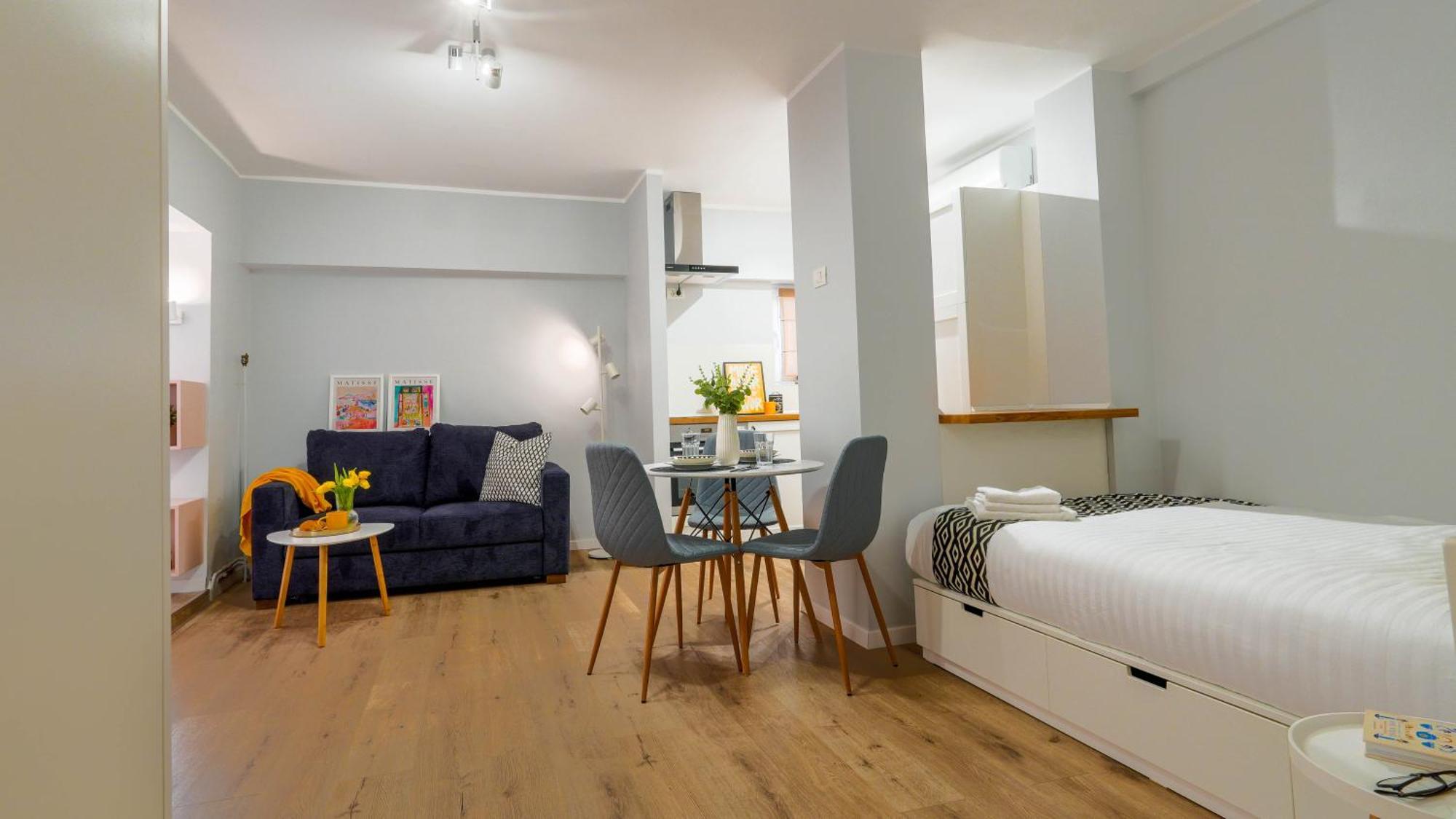 בוקרשט Andreea - Cozy Studio Near Piata Obor Market מראה חיצוני תמונה